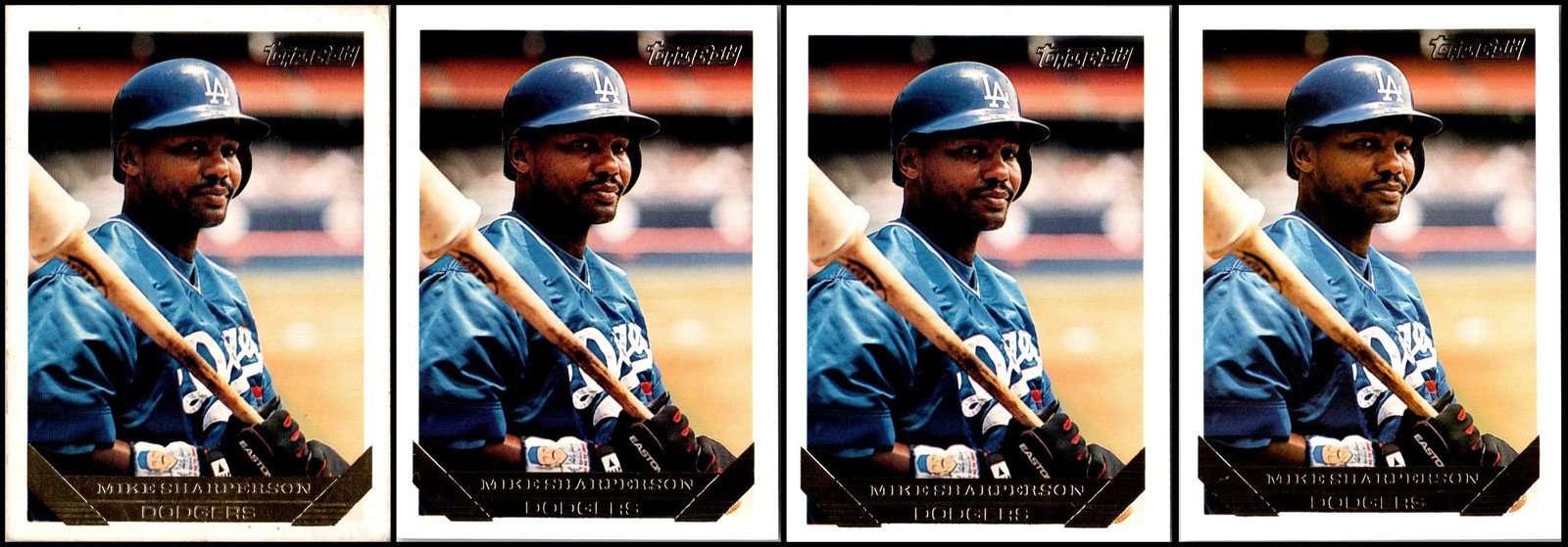 1993 Topps Gold Mike Sharperson (4) Card Lot - EXCLUSIVE OFFER – ACT QUICK!
