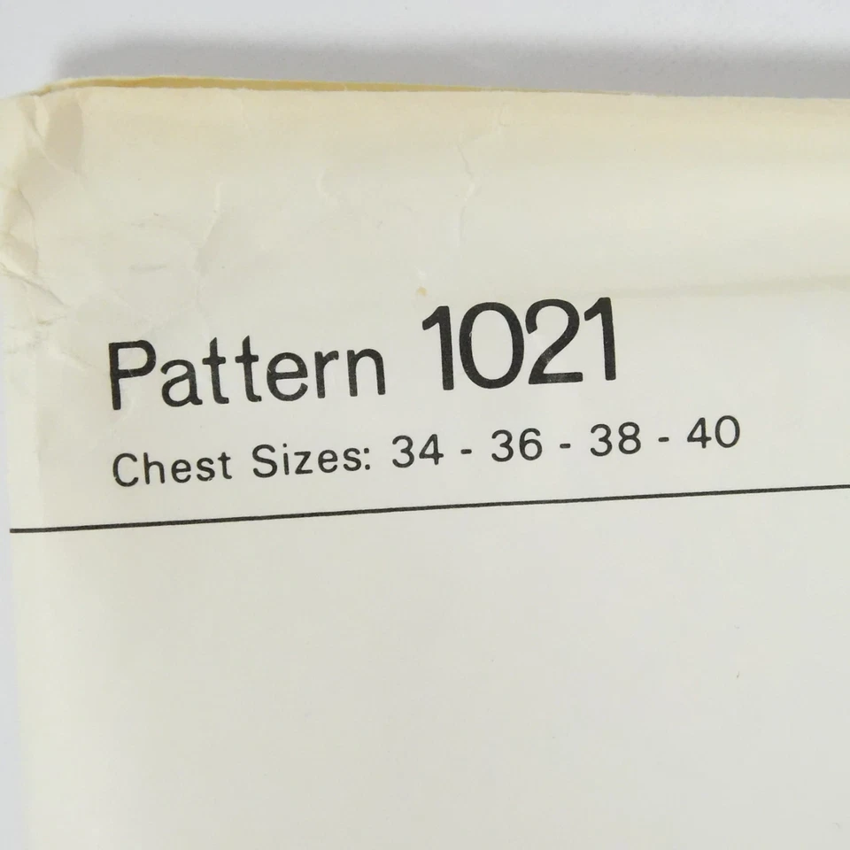 Kwik Sew 1021 Mens Shirt Pattern Size 34-40 Uncut Western Snaps Buttons Yoke - Image 3 of 4