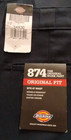 DICKIE'S Dark Blue "874 ORIGINAL Fit" Casual Work Pant Sz 54 x 30 (29.5 In) — photo 7