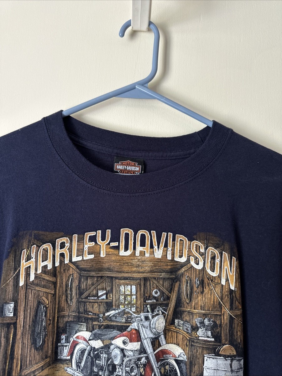 Bakersfield Harley Davidson, Bakersfield California. Blue XL T