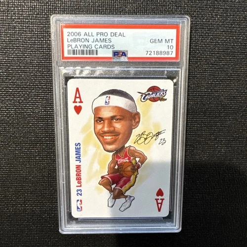 2006 All Pro Deal NBA Sports Playing Cards LeBron James ACE Cavaliers PSA 10!!!
