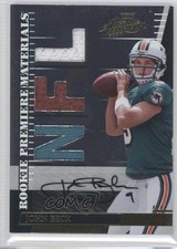 2007 Playoff Absolute Memorabilia Die-Cut NFL Signatures /100 John Beck Auto 1l3