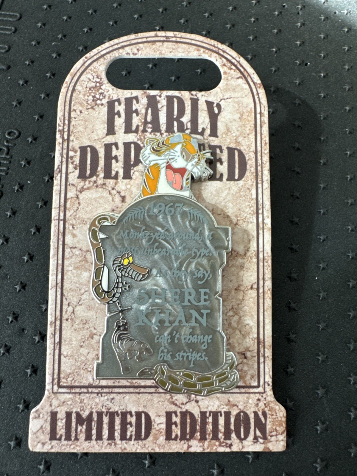 Shere Khan Kaa Jungle Book Fearly Departed Halloween Disney Villains LE Pin