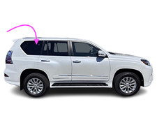 Fits: 2010-2023 Lexus GX460 4D Passenger Side Right Rear Quarter Window Glass