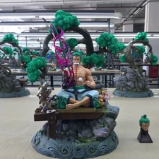 LC Studio One Piece Roronoa Zoro Resin Model Painted Statue In Stock two Heads