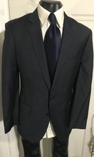 J CREW LUDLOW SIZE 40R DARK GRAY 2 BUTTON SLIM FIT WOOL SPORTCOAT