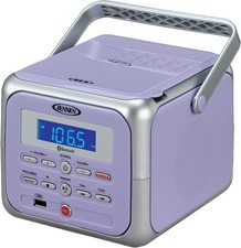 CD-660 Portable Stereo CD Player Boombox W/ Bluetooth FM Radio USB Aux-in