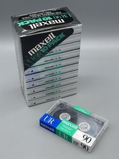 Lot of 11 Maxell UR 90 Audio Cassette Type I Normal Position NOS SEALED 