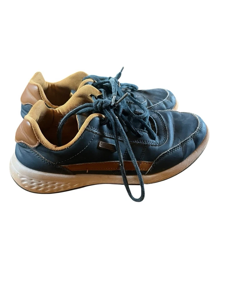 Youth Boys Waterproof Casual Sneakers – Blue & Brown – Size 39 EU (US 6.5Y - Image 4 of 4