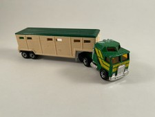 Matchbox Convoy CY-4 Kenworth Truck & Horsebox Low Bed Trailer 1981