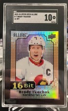 Brady Tkachuk 16-Bit 2023-24 Allure Insert #B-7 Graded SGC-10  Senators