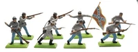 Britains Deetail American Civil War ACW 8 Confederate Troops