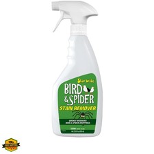 Spider & Bird Stain Remover Spray - Quickly Dissolve Bird Droppings & Clean u...