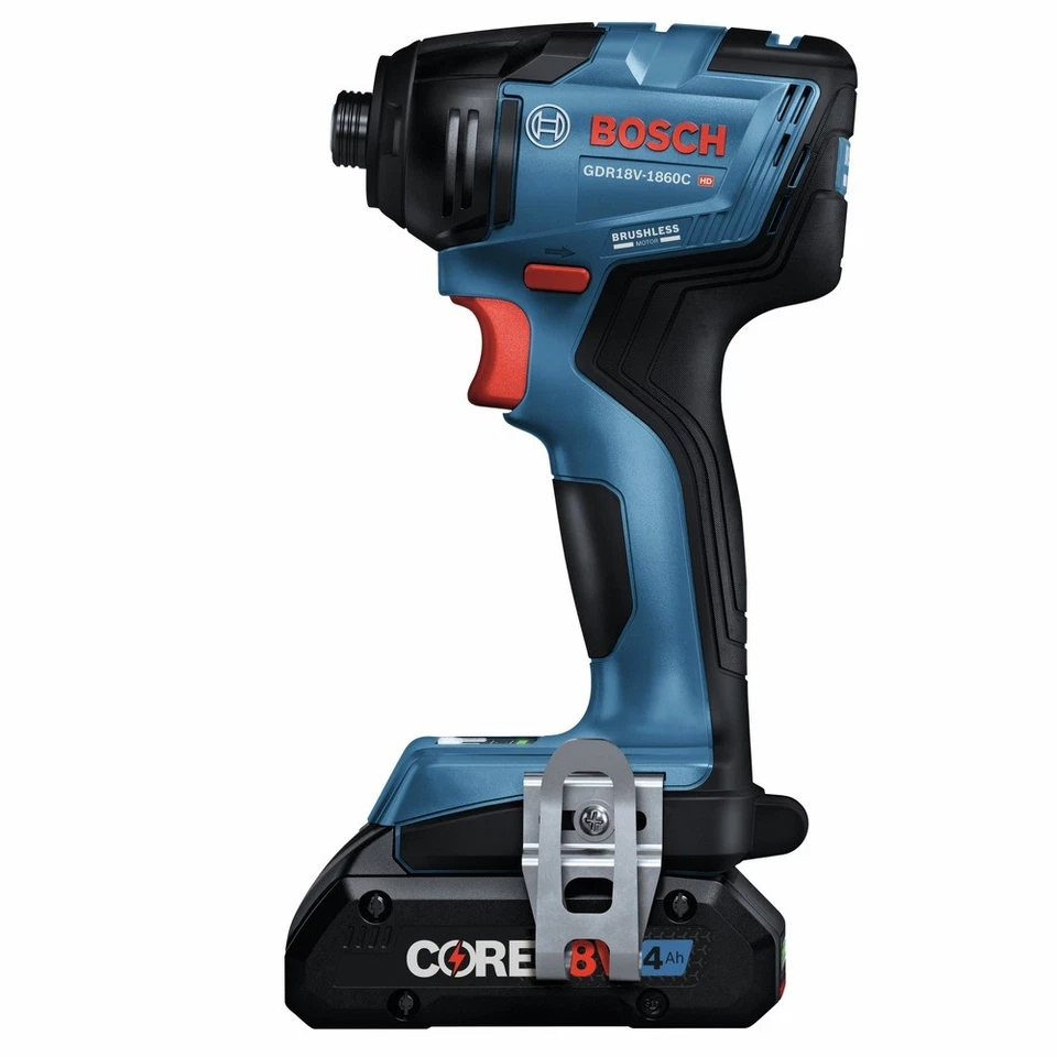 Bosch GDR18V-1860CB25-RT 18V 1/4 in. Impact Driver (4 Ah) Certified Refurbished - Image 3 of 4