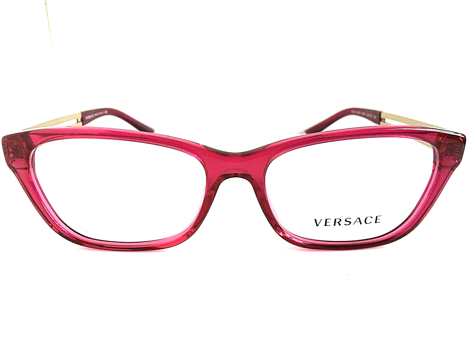 Authentic Versace Mod. 3220 5097 Violet 54mm Cat Eye Women's Eyeglasses Frame thumbnail 8