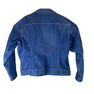 Vintage Jean Jacket Big Mac Size Large Dark Wash Denim