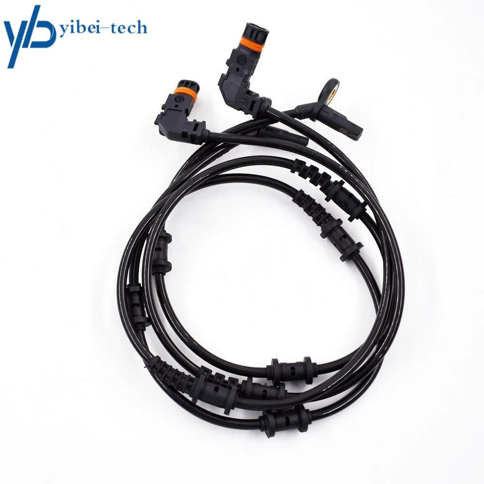 Sensor de velocidad de rueda ABS delantero trasero 4 piezas para Mercedes-Benz ML550 ML350 ML320 R350 Foto 2 de 4