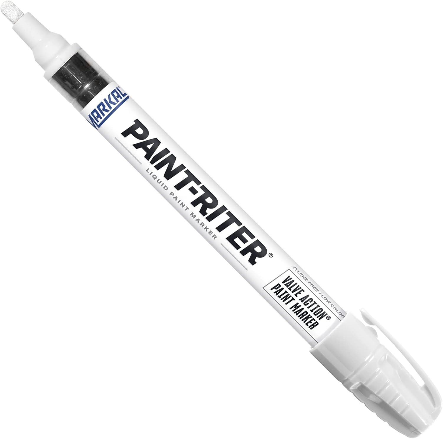 Markal Valve Action Paint Marker with 1/8" Bullet Tip, (12 M