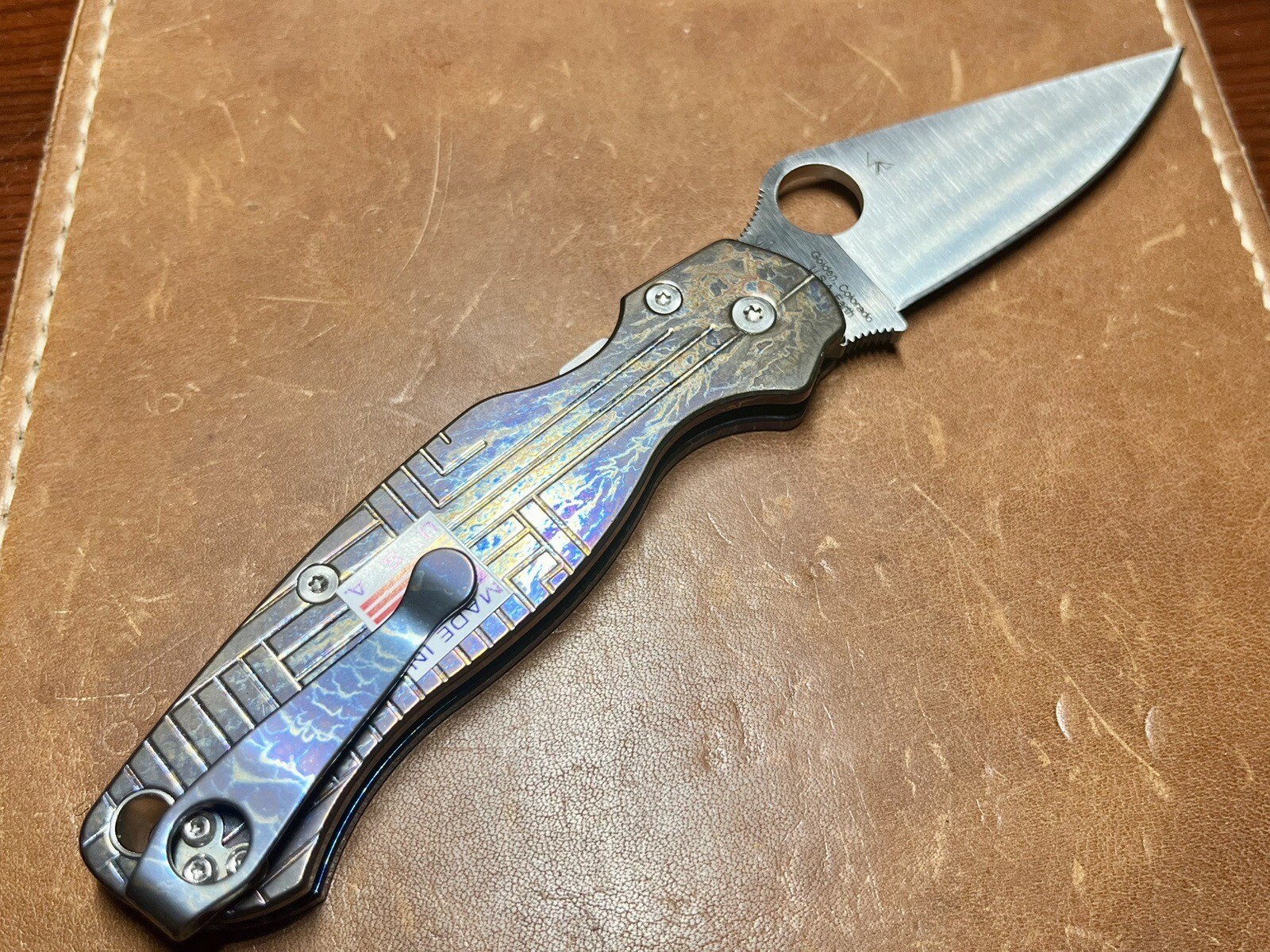 Spyderco Cutlery Shoppe Exclusive PM2, Lynch Entropic CS Frag Ti, REX45