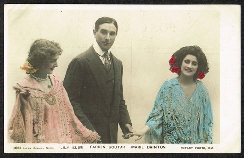 Rotary ☆ EDWARDIAN THEATRE ACTORS & ACTRESSES ☆ 1900s Postcards #1601 to #1660 - 第 248/250 張圖片