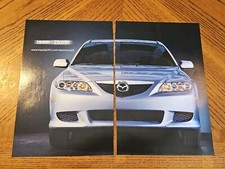 Vintage Mazda 6 Magazine Print Ad 2003 2 Page