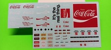 1972 Chevy Pickup Truck 1/25 AMT Waterslide Decal Sheet Coca A Cola Coke