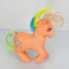 My Little Pony Party Time Gen 1 Twinkle Eyes 1983 Hasbro Peach w/ Party Hats