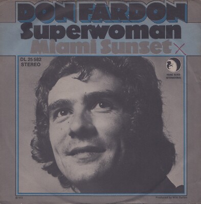 DON FARDON: Superwoman / Miami Sunset (´73 / rare orig. German 7'')