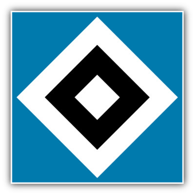 Hamburger SV FC Germany Soccer Football Car Bumper Sticker Decal 5'' x 5''