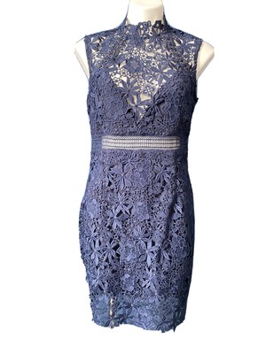 elise lace cocktail dress