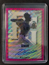 2020 Leaf Perfect Game Rob Gordon Pink Metal Wave Autograph #3/6 Chipola!!