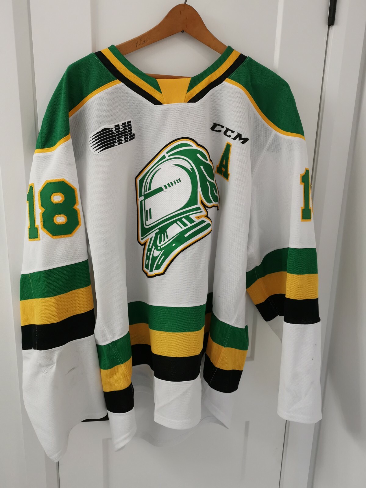 london knights game worn jersey