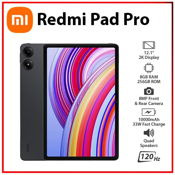 Wi-Fi) Xiaomi Redmi Pad Pro 8GB+256GBGB GREY Octa Core Android PC