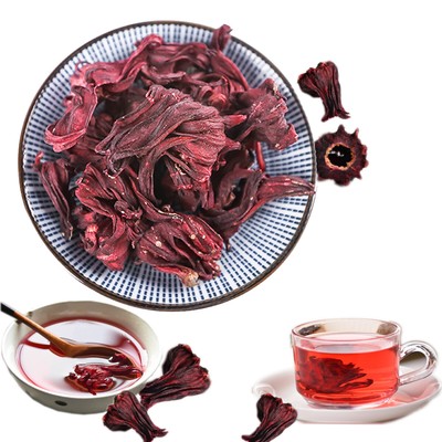 Roselle Tea 100g Yunnan Dried Hibiscus Flower Sour Plum Herbal Drink Natural