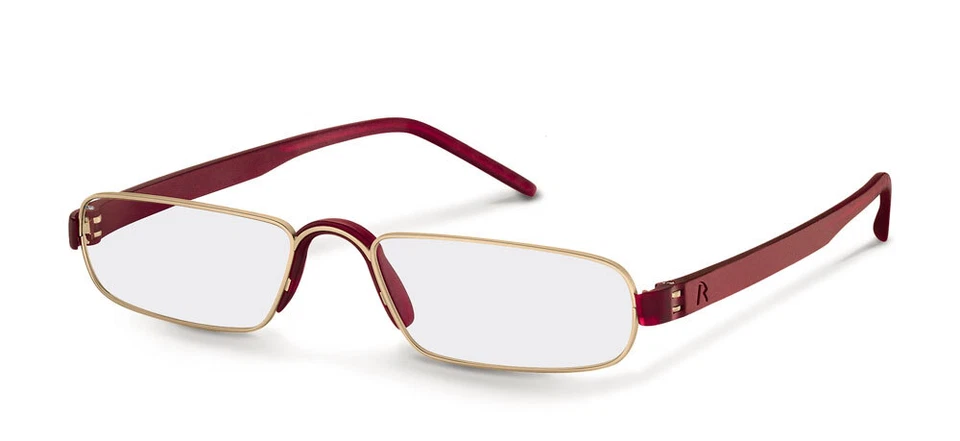 Rodenstock ProRead 2180 B Gold-Bordeaux Lesebrille/Lesehilfe/Nahbrille | NEU+OVP