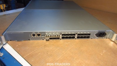 HP StorageWorks 8/24 FC 8Gb 24-Port SAN Switch AM868B Fiber INCL 5X AJ716A SFP'S