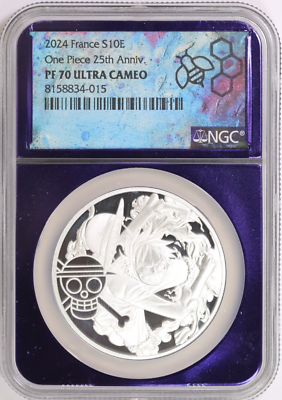 2024 フランス ワンピース 25周年記念 銀貨 NGC PF70UC 2024 フランス ワンピース 25周年記念 銀貨 NGC PF70UC - メルカリ