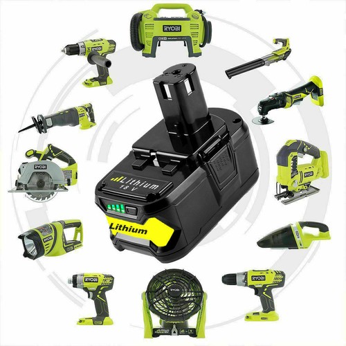 18V Pour batterie RYOBI 9Ah ONE & Plus batterie au lithium RB18L50 P108 P109 7Ah - Photo 7/27