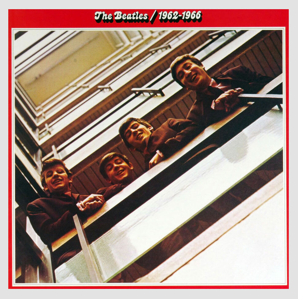 Beatles Poster ❺ The Beatles Poster Flat 12x12 1962-1966 The Red Album