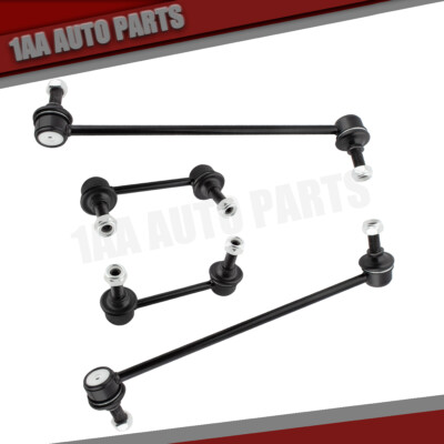 Front Rear Suspension Stabilizer Sway Bar End Link 4 Set For Ford Fusion 2013-18