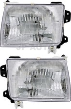 For 1998-2000 Nissan Frontier Xterra Headlight Halogen Set Pair