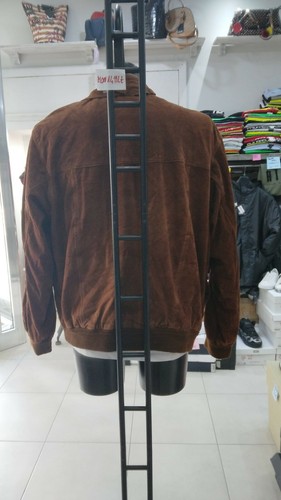 GIUBBOTTO In Renna/ Pelle Uomo Man Marrone VINTAGE tg 56 MON1411LZ - Picture 4 of 11