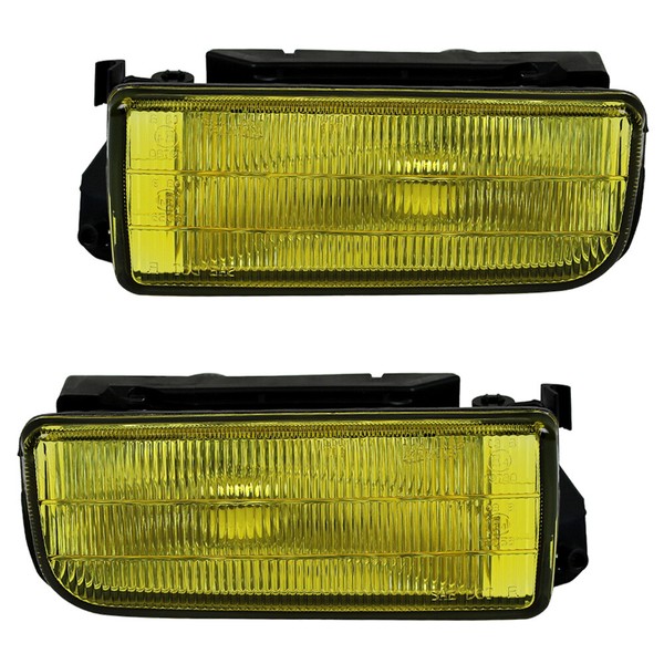 Nebelscheinwerfer NSW Geriffelt Gelb FüR BMW E36 Alle Modelle Bj. 1990-2000-image