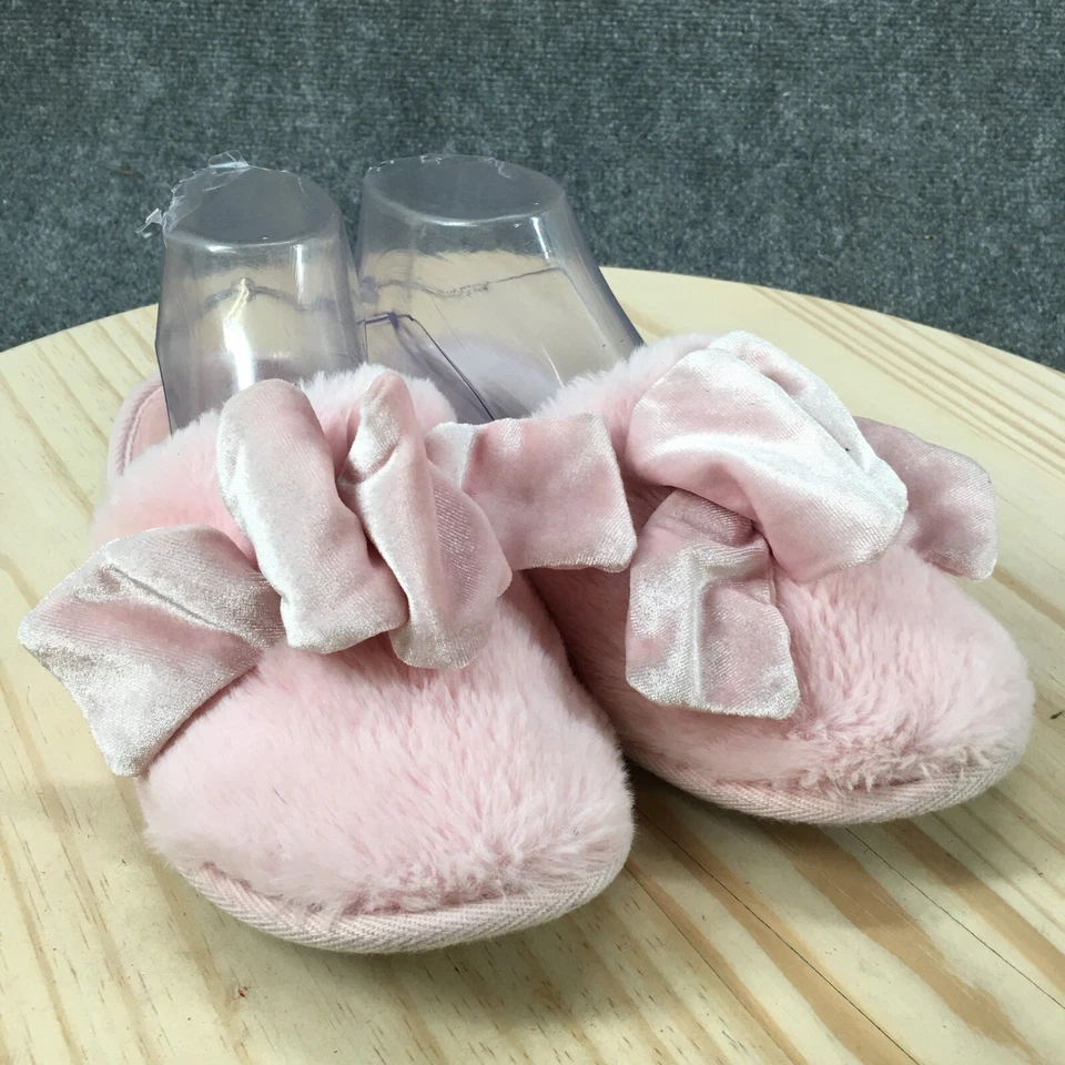 Zapatillas Victorias Secret para mujer Reino Unido 5-6 mulas planas 385856 rosa imitación piel sin cordones Foto 3 de 4