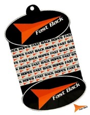 Fast Back Ropes Elastic Lariat Rope Holders 6 Pack w/Display Card New