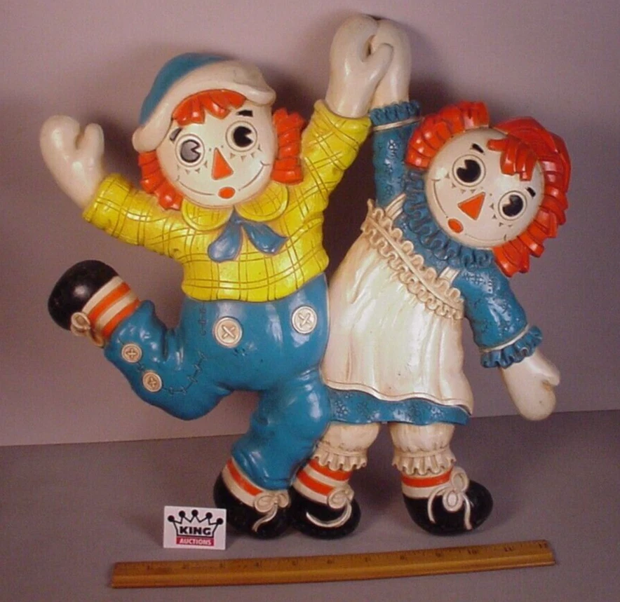 Raggedy Ann And Andy Wall Plaque for sale | eBay