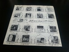 Vintage Kapp Records 12" LP Record Inner Sleeve -  2