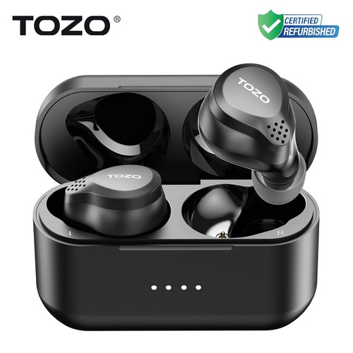 TOZO NC7 Wireless Earbuds Active Noise Cancellation Headphones, Refurbished
