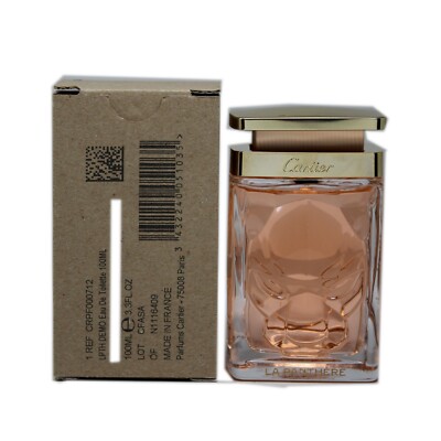 CARTIER LA PANTHERE EAU DE TOILETTE SPRAY 100 ML/3.3 FL.OZ. (T)