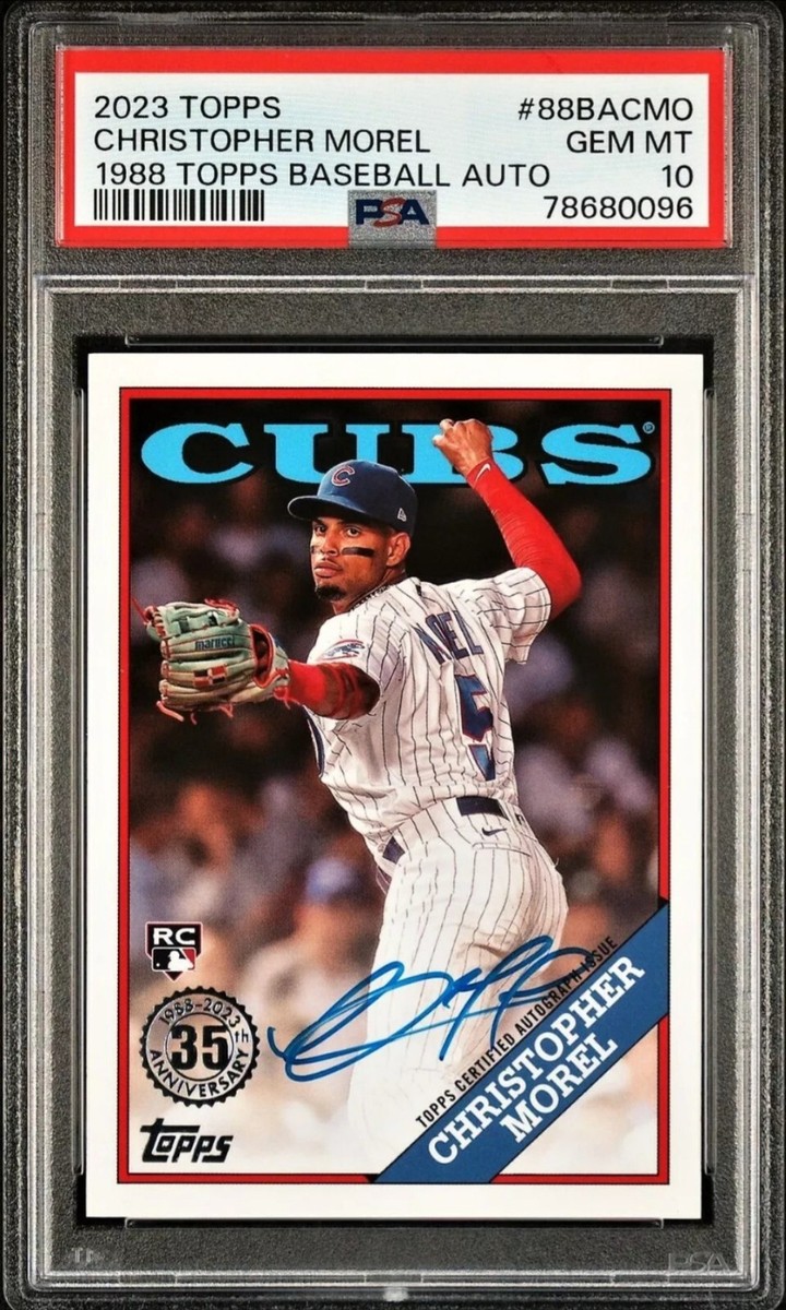 2023 Topps Christopher Morel 1988 Topps Rookie Autograph #88BA-CMO